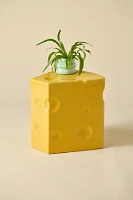 Cheese Ceramic Indoor/Outdoor Side Table