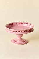 Allover Bow Ceramic Cake Stand