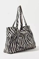 BDG Zebra Print Large Tote Bag