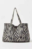 BDG Zebra Print Large Tote Bag