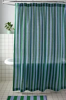 Awning Stripe Patterned Shower Curtain