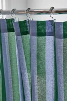 Awning Stripe Patterned Shower Curtain