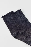 Shimmer Ruffle Sock