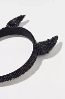 Rhinestone Horn Headband