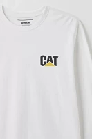 CAT Trademark Banner Graphic Long Sleeve Tee