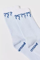 Doublesoul UO Exclusive Mini Bow Crew Sock