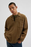 Urban Renewal Vintage Surplus Cord Pullover Collared Shirt