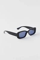 Paige Plastic Rectangle Sunglasses