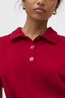 Urban Renewal Remnants Cropped Polo Shirt