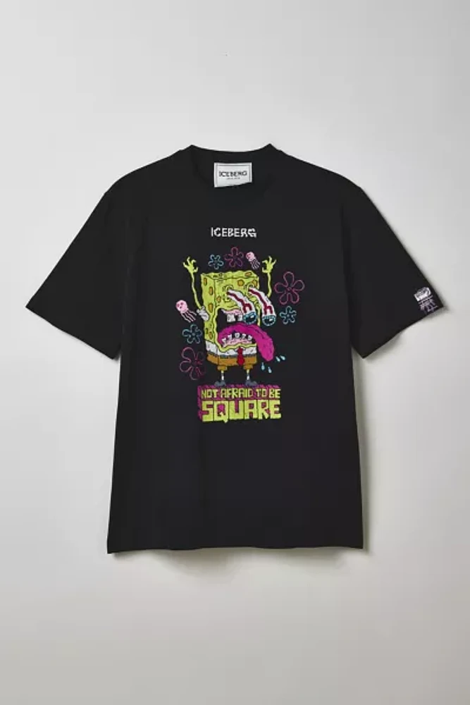 ICEBERG Not Afraid To Be Square Graphic Tee