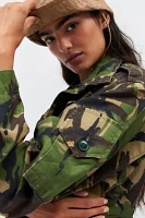 Urban Renewal Vintage Camo Painters Utility Jacket