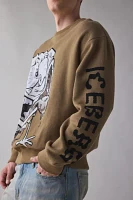 ICEBERG SpongeBob SquarePants Crooked Graphic Crew Neck Sweatshirt