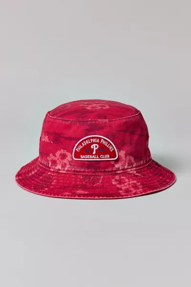 '47 Brand MLB Philadelphia Phillies Floral Pattern Patch Bucket Hat