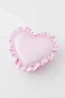 UO Heart Ruffle Pill Case