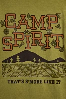 Camp Spirit Cotton Graphic Tee