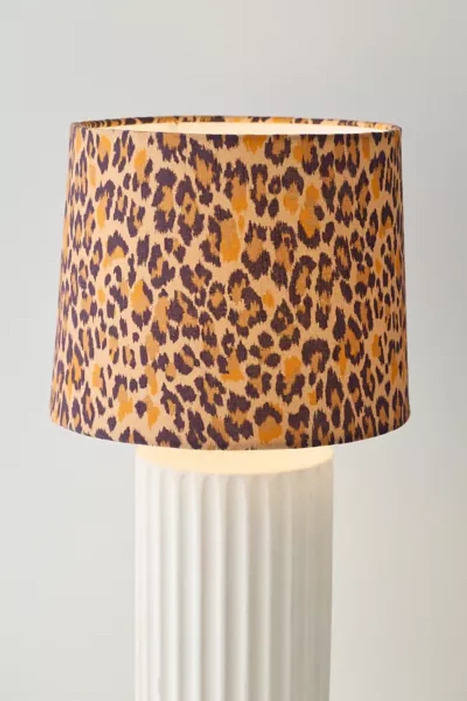 Leopard Print Drum Lamp Shade