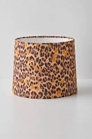 Leopard Print Drum Lamp Shade