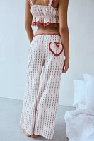 Out From Under Hearts Desire Straight Leg Lounge Pant