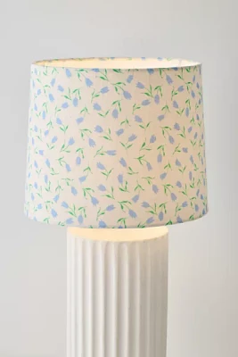 Tossed Tulip Drum Lamp Shade