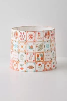 Mariana Tile Print Drum Lamp Shade