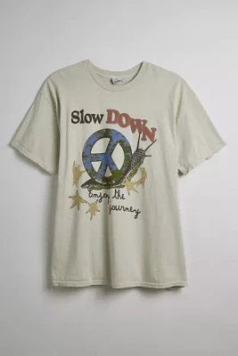 Slow Down Cotton Graphic Tee