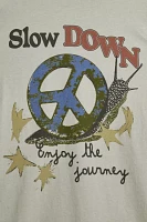 Slow Down Cotton Graphic Tee