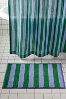 Awning Stripe Plush Tufted Bath Mat