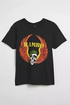 Screen Stars Rambo Skull Graphic Tee