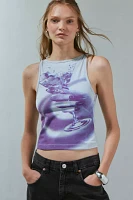 Silence + Noise Mercedes Martini Graphic Boatneck Tank Top