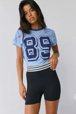 FILA Mika Stripe High-Rise Bike Short