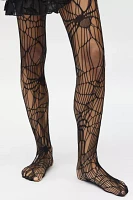 Black Spiderweb Tights