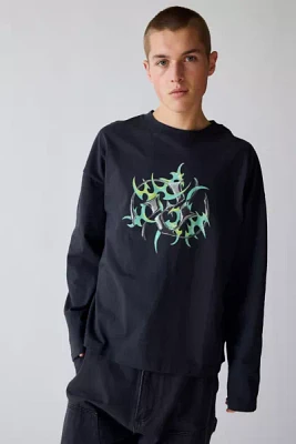 UO Crypto Graphic Long Sleeve Tee