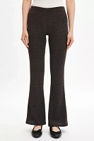 Silence + Noise Bella Shimmer Pull-On Flare Pant