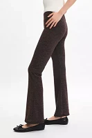 Silence + Noise Bella Shimmer Pull-On Flare Pant