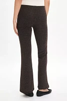 Silence + Noise Bella Shimmer Pull-On Flare Pant