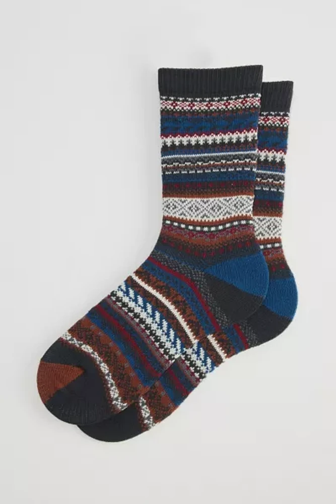 Fair Isle Crew Sock