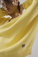 FILA X HAILEY V-Neck Knit Sweater