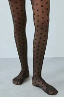 Sheer Polka Dot Tights