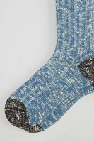 Textured Marl Knit Crew Sock