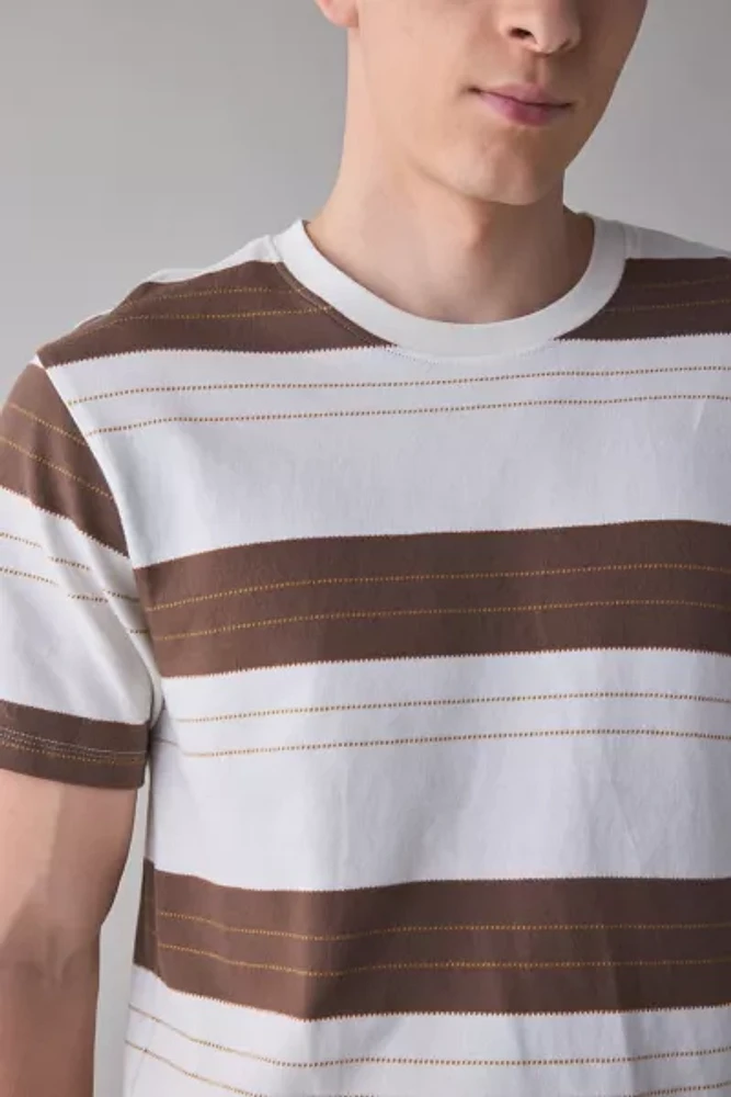 Katin Greg Stripe Pattern Cotton Tee