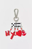 Domino Bag Charm Keychain