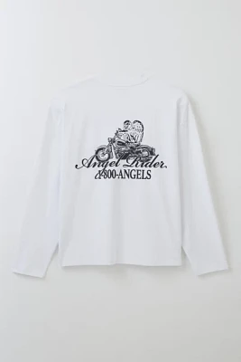 Angel Rider Long Sleeve Graphic Tee