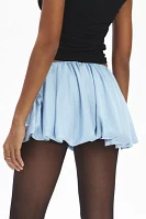 Kimchi Blue Bailey Satin Bubble Hem Micro Skort