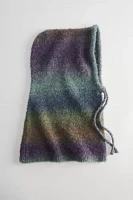 Ombre Knit Balaclava Hood