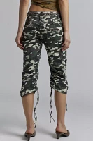 Jaded London Stella Camo Cargo Capri Pant