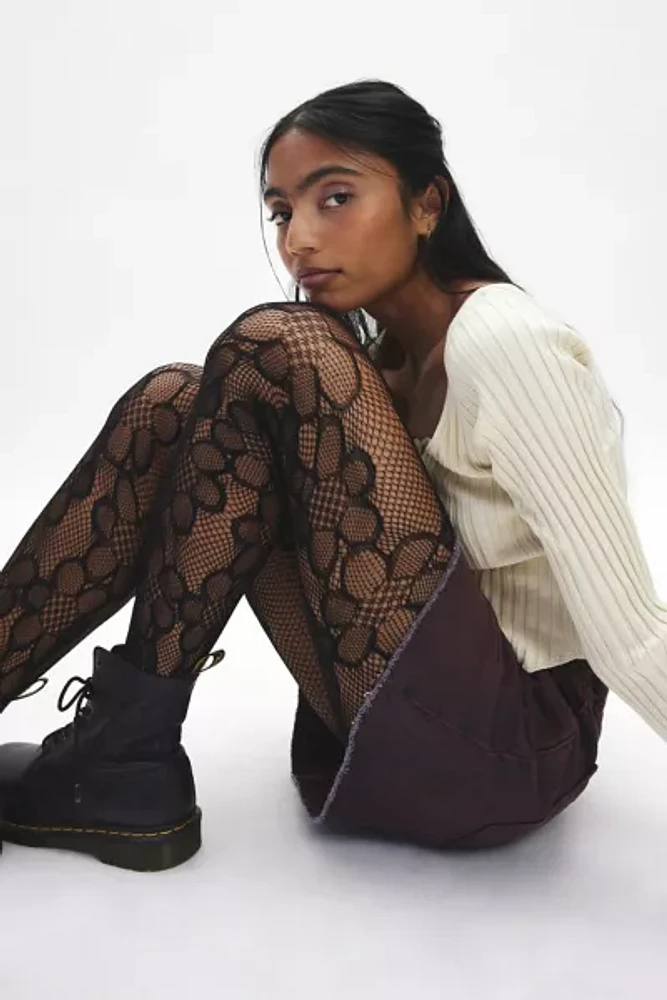 Floral Lace Tights