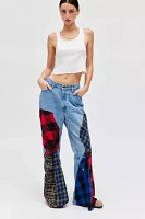 Urban Renewal Remade Drippy Flannel Jean