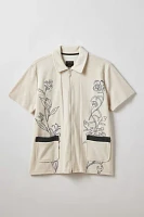 Dark Seas Jethro Embroidered Woven Shirt