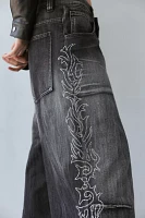 Jaded London Diamante Western Colossus Baggy Jean