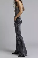 Jaded London Extreme Flare Black Wash Jean